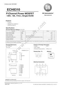ECH8310-TL-H Datasheet Cover