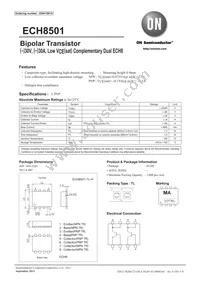 ECH8501-TL-H Datasheet Cover
