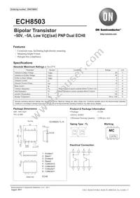 ECH8503-TL-H Datasheet Cover