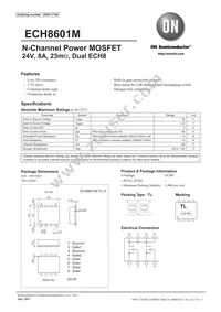 ECH8601M-TL-H-P Datasheet Cover