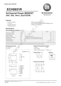 ECH8651R-TL-HX Datasheet Cover