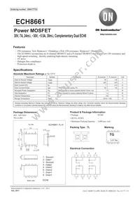 ECH8661-TL-H Datasheet Cover