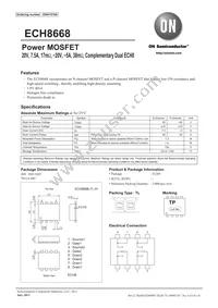 ECH8668-TL-H Datasheet Cover