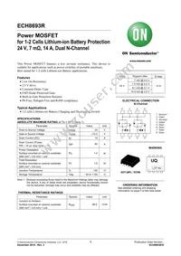 ECH8693R-TL-W Datasheet Cover