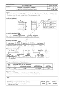 ECJ-1V41E105M Datasheet Page 2