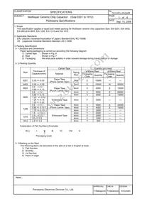 ECJ-1V60J106M Datasheet Page 19