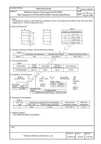 ECJ-2F60J226M Datasheet Page 2