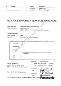 ECJ-HVB1C475K Datasheet Cover