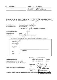 ECJ-HVB1E475K Datasheet Cover