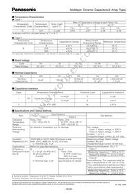 ECJ-UVC1H100F Datasheet Page 2