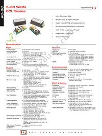 ECL25US05-S Datasheet Cover