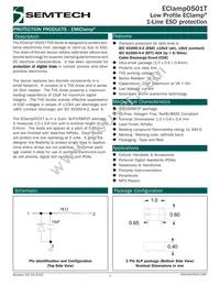 ECLAMP0501T.TCT Datasheet Cover