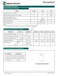 ECLAMP0501T.TCT Datasheet Page 2