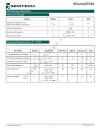 ECLAMP2374K.TCT Datasheet Page 2