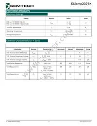 ECLAMP2376K.TCT Datasheet Page 2