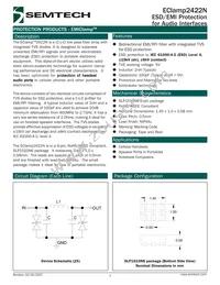 ECLAMP2422N.TCT Datasheet Cover