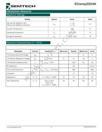 ECLAMP2504K.TCT Datasheet Page 2