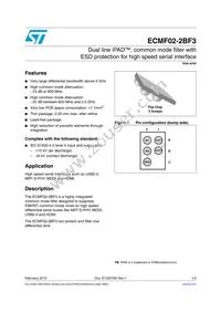 ECMF02-2BF3 Datasheet Cover
