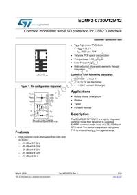 ECMF2-0730V12M12 Datasheet Cover