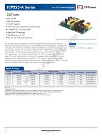 ECP225PS48-A Datasheet Cover
