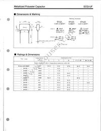 ECQ-U2A103MF Datasheet Page 2