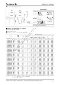 ECQ-U2A104MN Datasheet Page 2