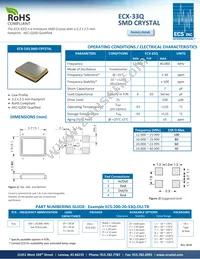 ECS-135.6-12-33Q-DS Datasheet Cover