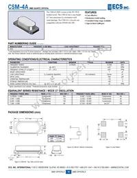 ECS-147.4-S-28A-TR Datasheet Cover