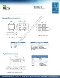 ECS-2018-1250-BN Datasheet Page 2