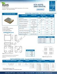 ECS-270-10-37Q-ES-TR Datasheet Cover