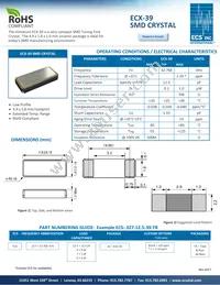 ECS-.327-12.5-39-C-TR Datasheet Cover