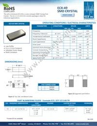 ECS-.327-12.5-49-TR Datasheet Cover
