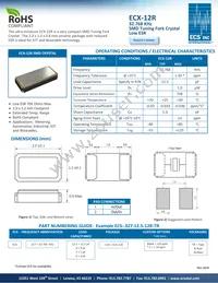 ECS-.327-6-12R-TR Datasheet Cover