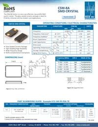 ECS-352.512-S20AF-TR Datasheet Cover
