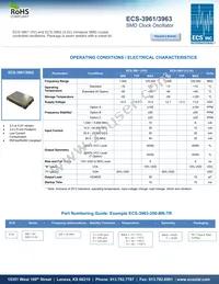ECS-3961-018-AU-TR Datasheet Cover