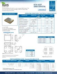 ECS-400-8-37CKM Datasheet Cover