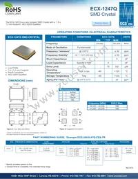ECS-500-8-47Q-CES-TR Datasheet Cover