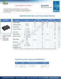 ECS-8FA3X-184-TR Datasheet Cover