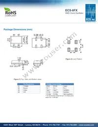 ECS-8FA3X-184-TR Datasheet Page 2