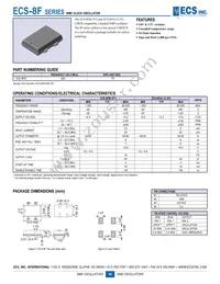 ECS-8FM-147 Datasheet Cover