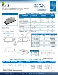 ECS-98.3-20-5G3XDS-TR Datasheet Cover