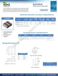 ECS-CR2-12.00-B-TR Datasheet Cover