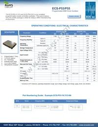 ECS-UPO-3X5-FXT Datasheet Cover