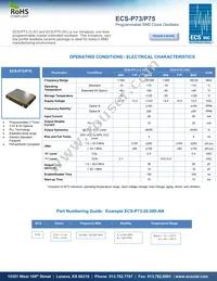 ECS-UPO-5X7-2 Datasheet Cover