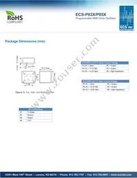 ECS-UPO-8PINX Datasheet Page 2