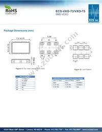 ECS-VXO-73-44.736-TR Datasheet Page 2