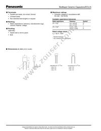 ECU-S2A182JCB Datasheet Page 2