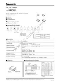 ECW-U4122V17 Datasheet Cover