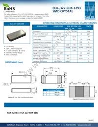 ECX-.327-CDX-1293 Datasheet Cover