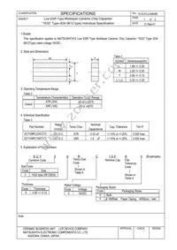 ECY-39RC105KV Datasheet Cover